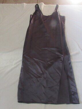 Diane von Furstenberg Gray Midi Dress W/ Slit Size Large USED